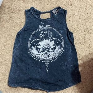 Urban Outfitters distressed open back tank